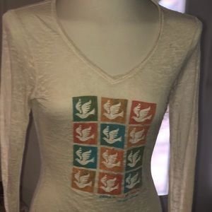 Long Sleeve Sheer T-shirt